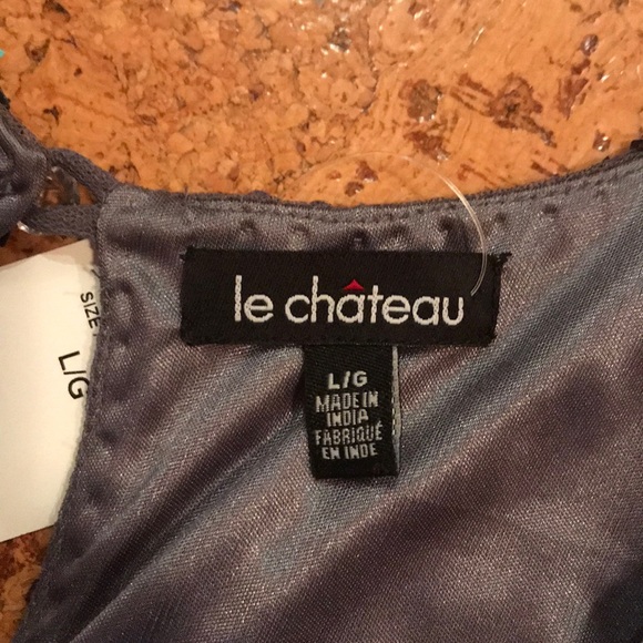 NWT Le Chateau sequin cold shoulder dress - Picture 2 of 4